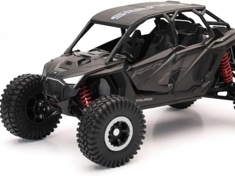 New Ray 1:18 Scale Polaris RZR Pro R 4 Rock Crawler (Stealth Black) 58466B
