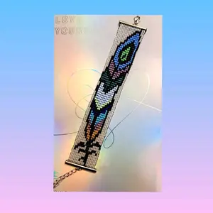 Loom beaded bracelets, hand beaded bracelets, hand beaded earrings, loom beaded necklaces Female Male