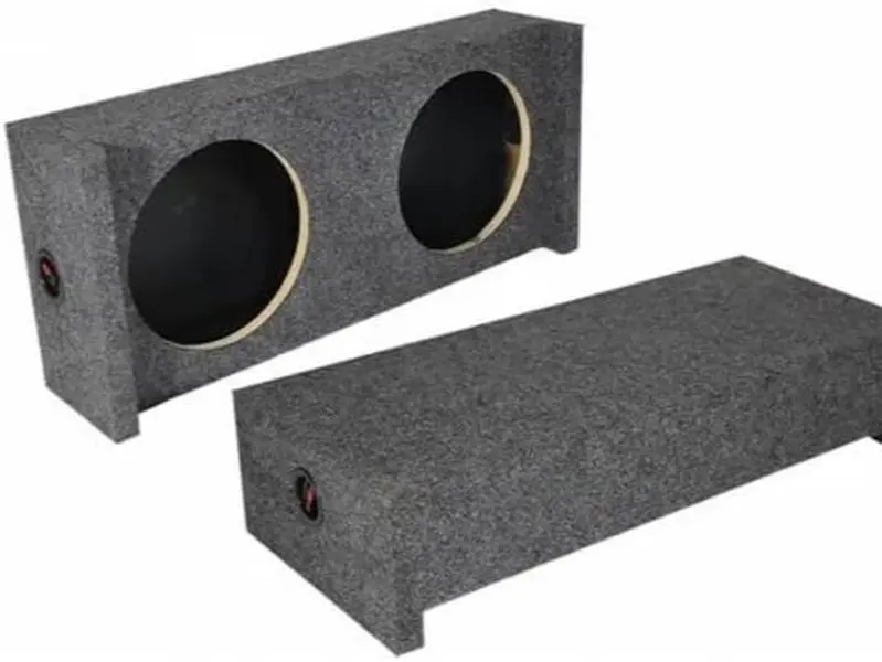 Single and Dual Shallow Face Down Sub Box Universal Fit Sealed Subwoofer Enclosure