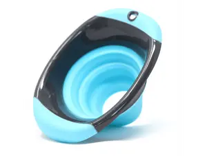 Kitchen Canning Funnel - Wide Mouth Mason Jars Collapsible Silicone for Food, Coffee, Jams - Teal