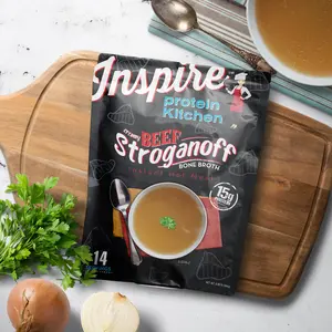 Inspire Beef Stroganoff Bone Broth - 15g Protein