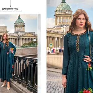 Women's Thread Work Anarkali Set for Elegant and Comfortable Wear - Womenswear, Clothing