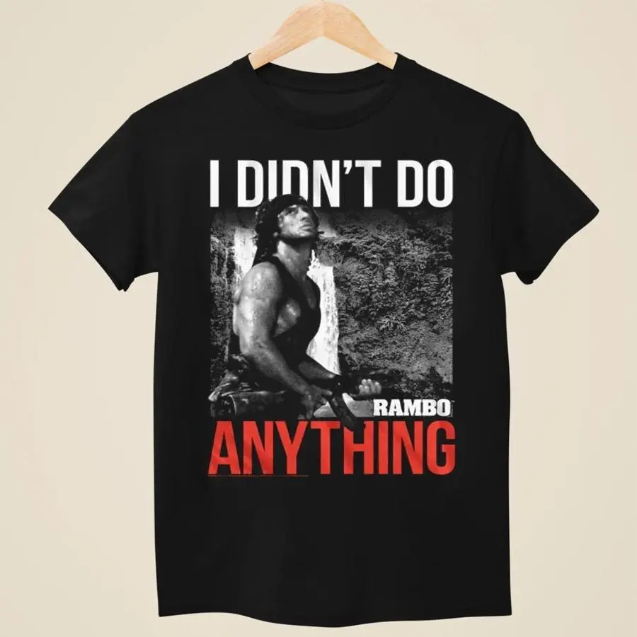 Rambo - Do 2 - Short Sleeve T-Shirt TV Series Inspired Graphic Tee – Vintage Pop Culture Shir HGA03808