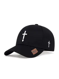 Unisex Raindrop Cross Baseball Cap, Adjustable Outdoor Sun Protection Hat, Casual Fitted Design for Spring & Fall Travel, High Quality Hat