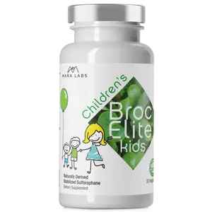 Mara Labs BrocElite Kids, Broccoli-Based Supplement with Stabilized Sulforaphane Extract, No Glyphosate Residue, 30 Servings Healthcare Fitness