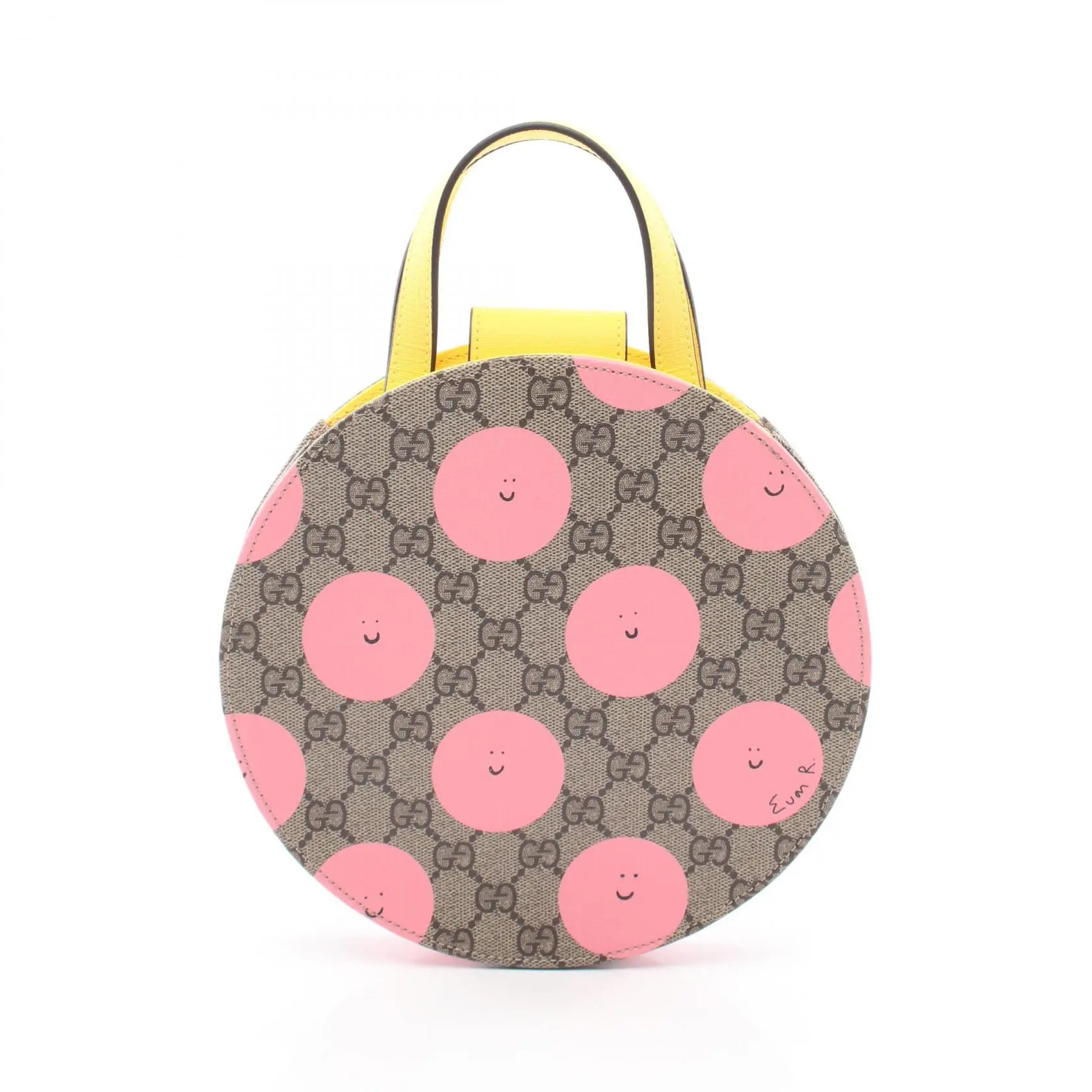 Pre-owned GUCCI Plastic Shoulder Bags Childrens GG Supreme Coated Canvas Handbag