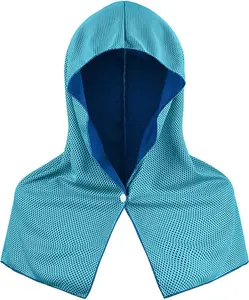 Cooling Hoodie Towel for Men Women, Instant Cooling Towels for Neck and Face, Ice Towel for Sports Workout Camping Cycling