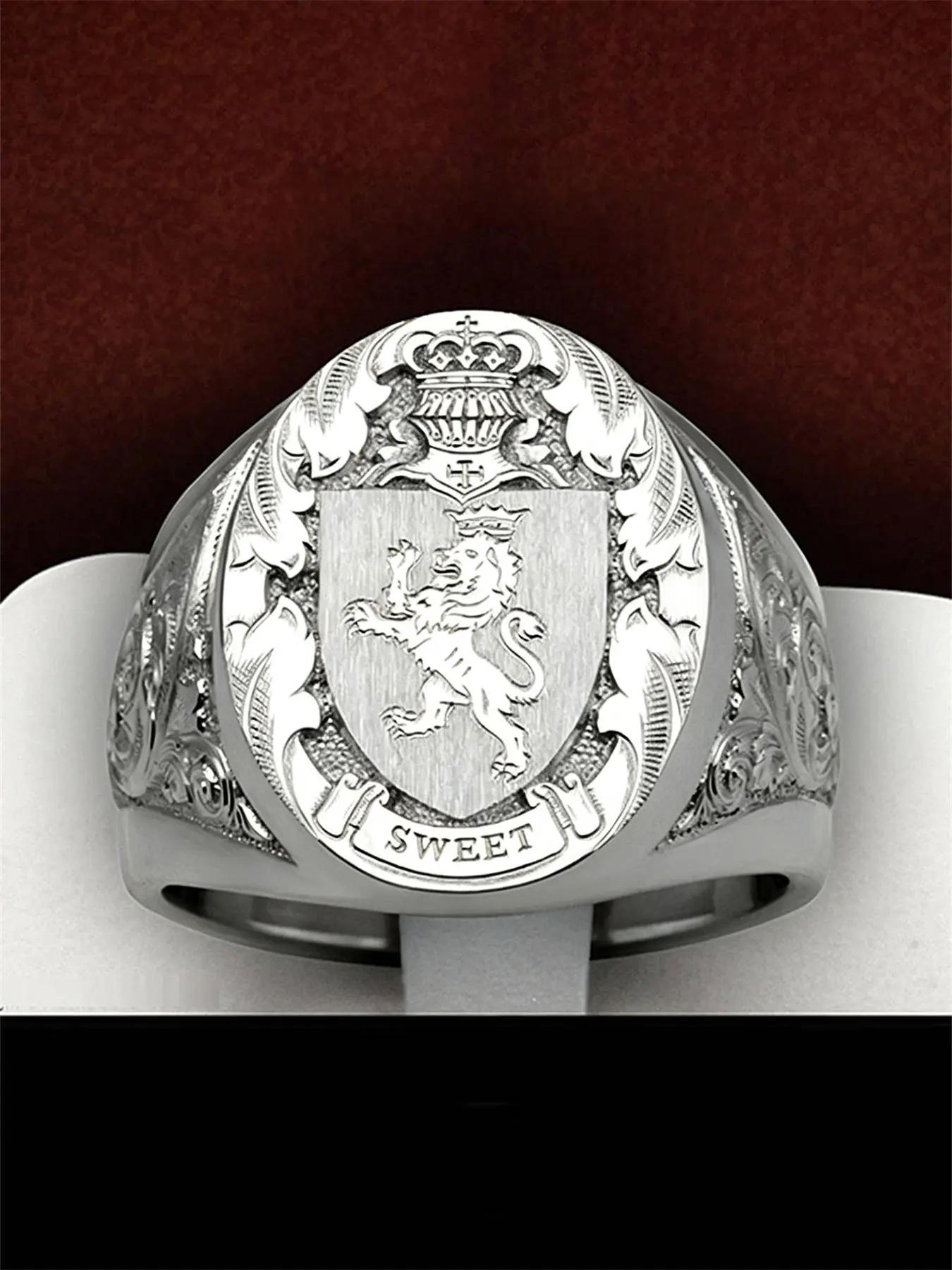 1 PC Fashion Lion Shaped Ring Unisex Valentine's Day Gift Anniversary Party Band Accessory Beautiful Rings Jewelry Rings