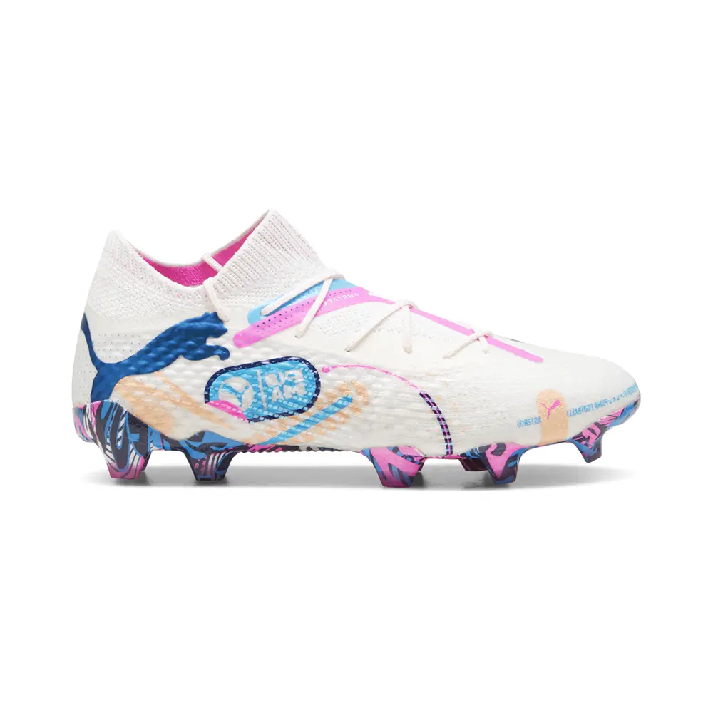 PUMA Mens Future 7 Ultimate Volume Up Firm GroundArtificial Ground Soccer Cleats - White PUMA Mens Future 7 Ultimate Volume Up Firm GroundArtificial Ground Soccer Cleats - White