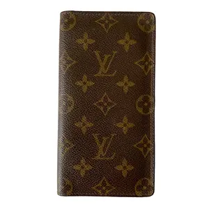 Pre-owned Louis Vuitton Wallet Small Leather Goods monogram card holder 884CT authentic with COA