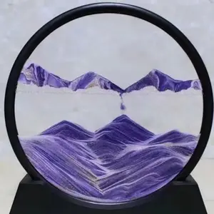 Creative Quicksand Painting Hourglass Arrangement Creative Gifts Birthday Gift Decompression Desktop Arrangement Ornaments Artistic Decor Decorative