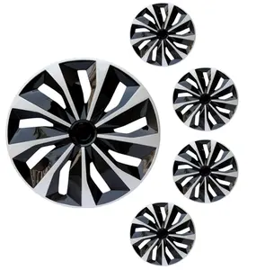 16 Inch Wheel Rim Covers Set of 4 | Universal Hubcaps for Steel Rims, Car Truck SUV Van Wheel Decor & Protection
