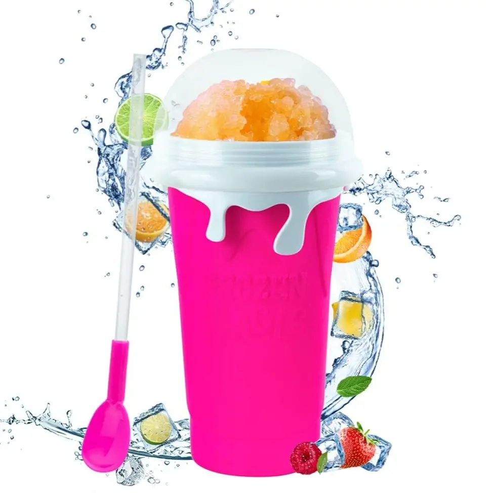 Large Slushy Cup - Pink (500 ml)