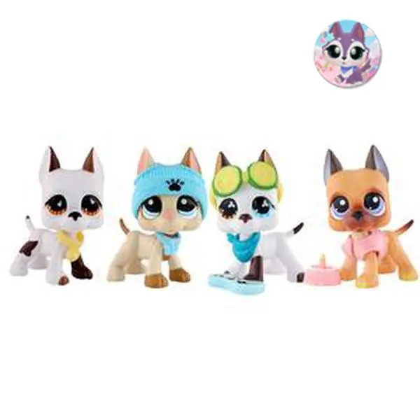 littlepeta Miniature Collectible Action Figures - 1 Pc Great Dane Dog & Cat Figure (2-2.75 in) with Accessories, 12+ Years Old Children's Developmental Toy, Decoration, Perfect Xmas Gift for Boys