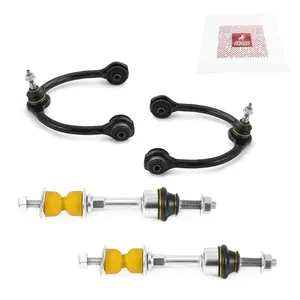 4 PC Front Upper Control Arm and Front Stabilizer Bar Link Kit GDX  97443MT