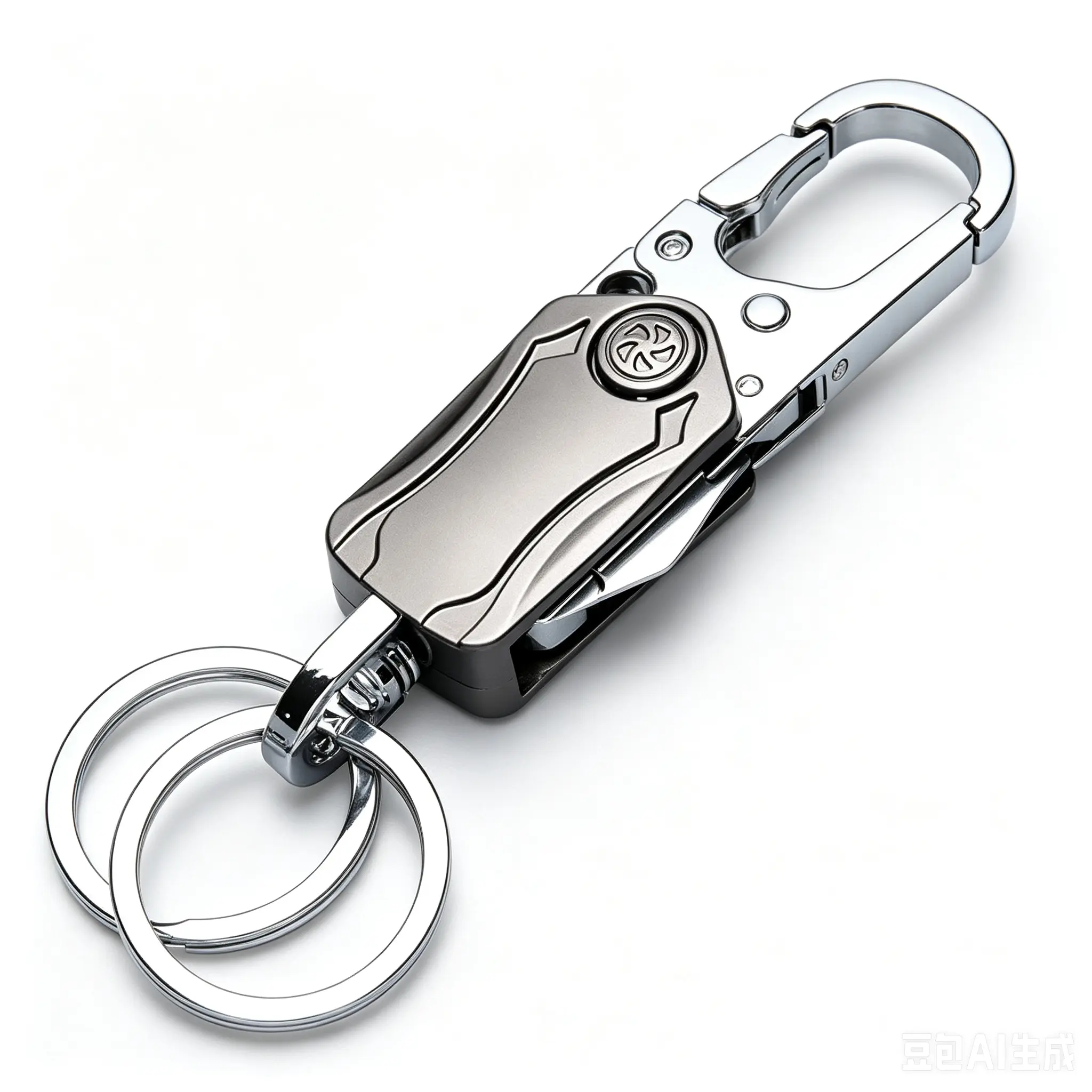 Multifunctional Zinc Alloy Fidget Keyring Key Holder - Compact Solid Metal Key Ring with Integrated Tools, Bottle Opener, Mini Utility Knife, Stress Relief, Men's Daily Carry Fashion Accessory, Car Keychain Accessory, Men's Accessories