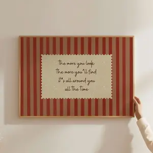 The More You Look Print, Entryway Wall Art |Frameless Poster 0