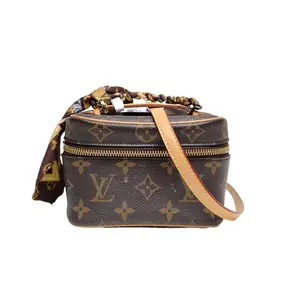 Pre-owned Louis Vuitton Nice Cosmetic Pouch Nano 14 Monogram