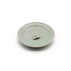Celadon Plate Incense Stick Holder
