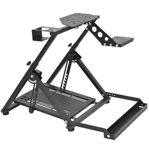 Dardoo G29 Foldable Upgrade Racing Wheel Stand with X-Frame, Compatible with G27/G920/G923/T300RS/T128X, Foldable PC Gaming Racing Stand Simulator Cockpit (Wheel, Pedals, and Handbrake Not Included)