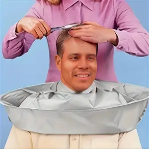 Haircut Hairdressing Cape for Salon & Barber Shop, Professional Grooming Hair Styling Tool for Men, Ideal Hair Apron & Cape for Hair Styling and Beard Trimming, Grooming Tools