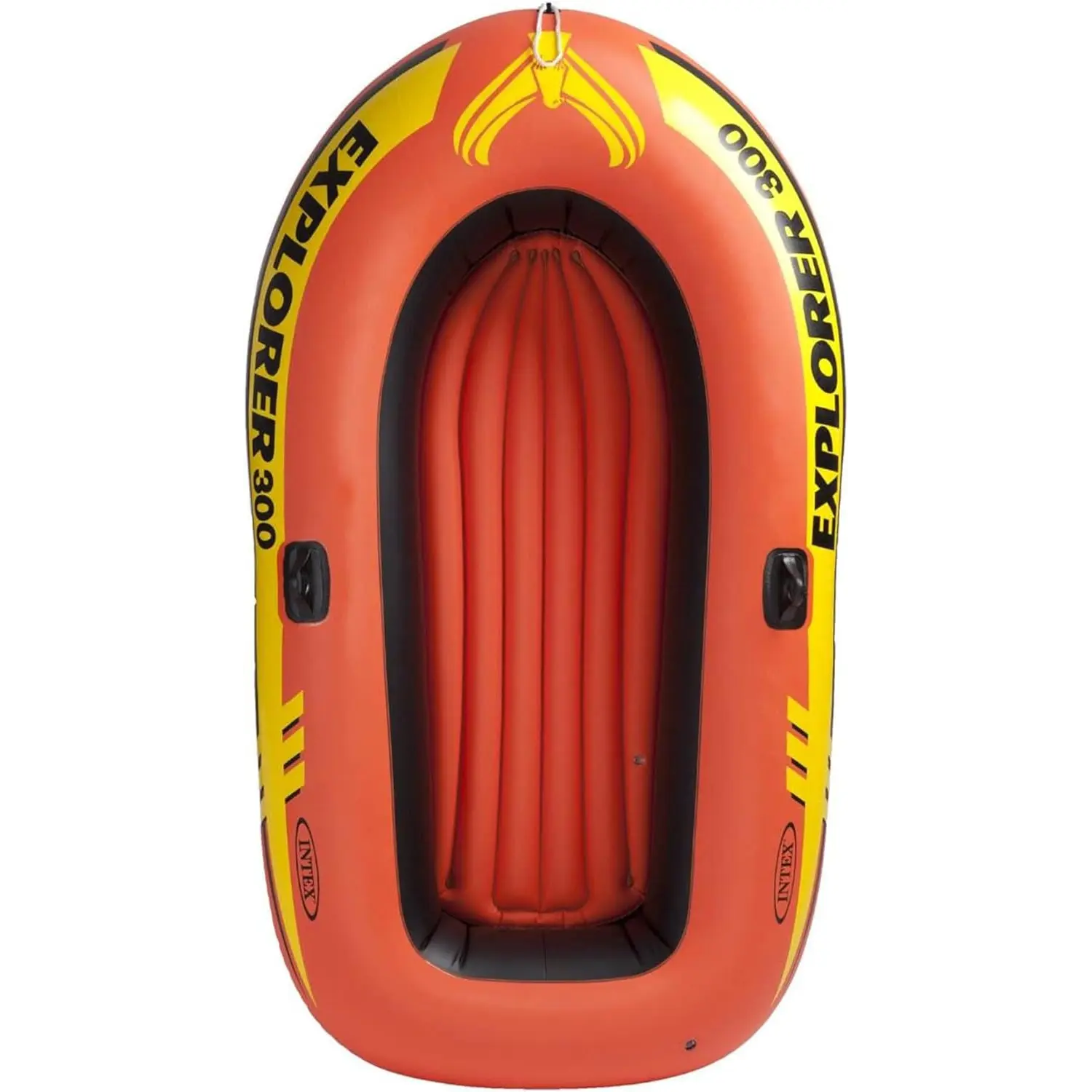 Explorer Inflatable Boat Series: Dual Air Chambers – Welded Oar Locks – Grab Handles – Bow Rope – Sporty Design