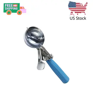 Stainless Steel Ice Cream Scoop Set Dishers Scoops Cookie Scoop Set Food Scoop (2.48 Inch)