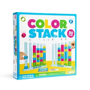 2026 Family Party Activity Fun Supplies - Color Stacking Fun Leisure and Intellectual Activity tools, ideal products for family and friends to gather, enhance feelings, promote communication and enjoy happiness.