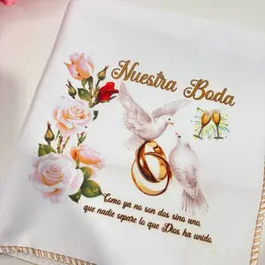 12pcs recuerdos para Boda, servilletas 12x12”