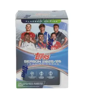 2025/26 Topps UEFA Club Competitions Soccer 7-Pack Blaster Box (7 Packs Per Box, 8 Cards Per Pack)