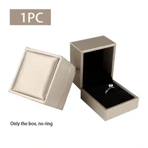 High-End Velvet PU Jewelry Box Set, Elegant Pendant Necklace Bracelet Case, Luxurious Ring Storage Organizer, Perfect Gift Choice