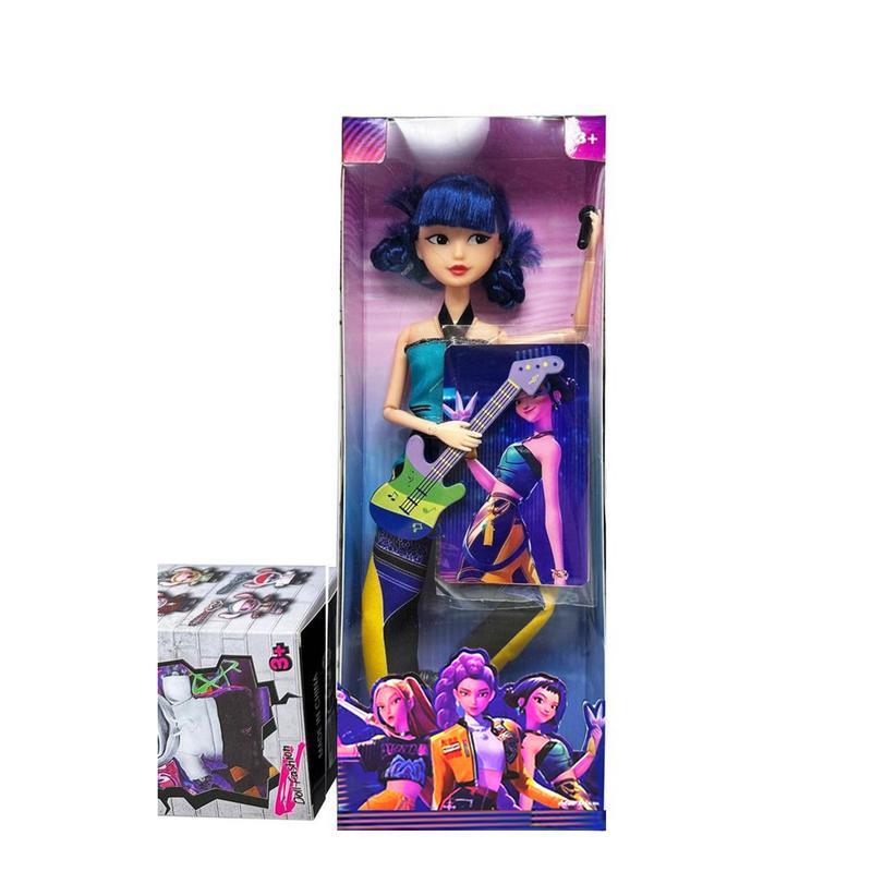 【New Year Gift】11.5 Inch 12 Joints Movable Anime Action Figures | Rumi/Mira/Zoey Collectibles | Desk Display Playable Dolls for Fans & Kids