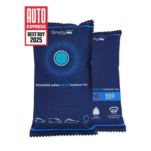 Reusable Moisture Condensation Damp Absorber Dehumidifier Bag with ABS Enclosure - 2 x 350g Bundle Bags Portable for Home Car Caravan Motorhome