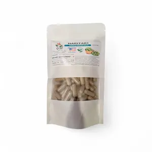 Herbal Haritaki Capsules Fruit Powder Veggie Caps 500mg Terminalia Chebula Powder No Fillers Vegan Supplement