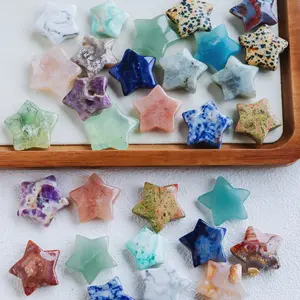 Natural Crystal Moon & Star