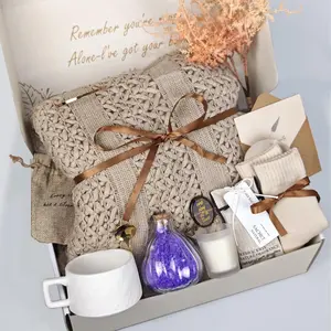 Get Well Soon Gift Baskets for Women, Sympathy Gift Baskets,Care Package for Women,Bereavement/Miscarriage/Grief Gifts Creamy White