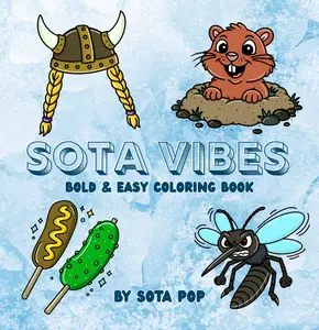Sota Vibes Bold, Easy Coloring Book for Adults, Collectible Entertainment Comics & Manga-Themed Coloring Book, Adult Coloring Books
