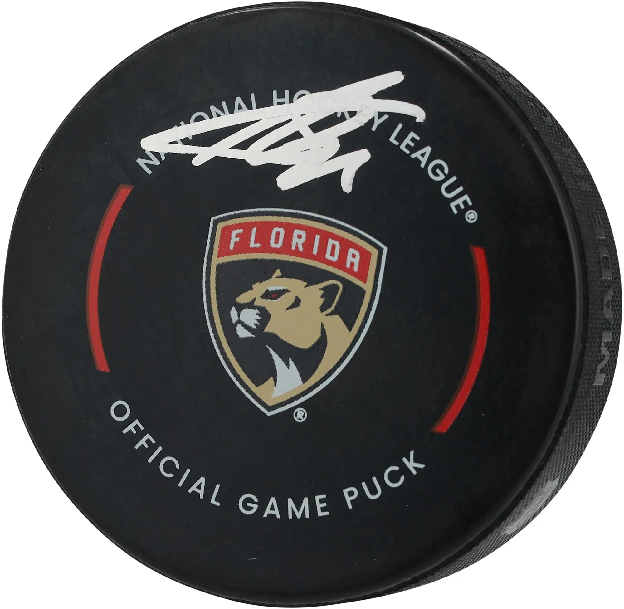 Sergei Bobrovsky Florida Panthers Autographed Official Game Puck - Fanatics Authentic Certified