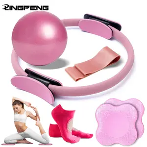 Pilates Ring Set - Home Gym Equipment with Yoga Accessories, Suitable for All Fitness Levels