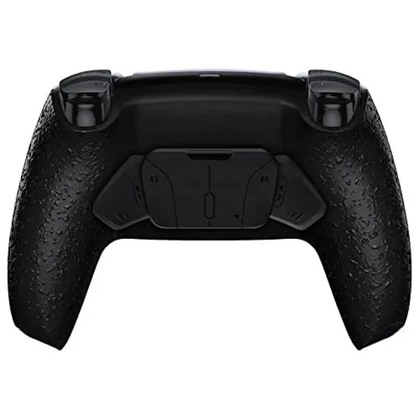 eXtremeRate Textured Black Programable RISE4 V4 Remap Kit for PS5 Controller BDM-030 040 050 060, Upgrade Board & Redesigned Back Shell & 4 Back Buttons for PS5 Controller - Controller NOT Included