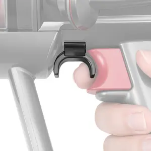 Trigger Lock fits for Dyson Vacuum — Adhesive Power Button Clip ON/OFF Switch Lock Attachment; Fits Most Models V15/V12/V11/V10 (Not for V6/V7/V8) — Relieves Finger Pain from Keeping Pressed