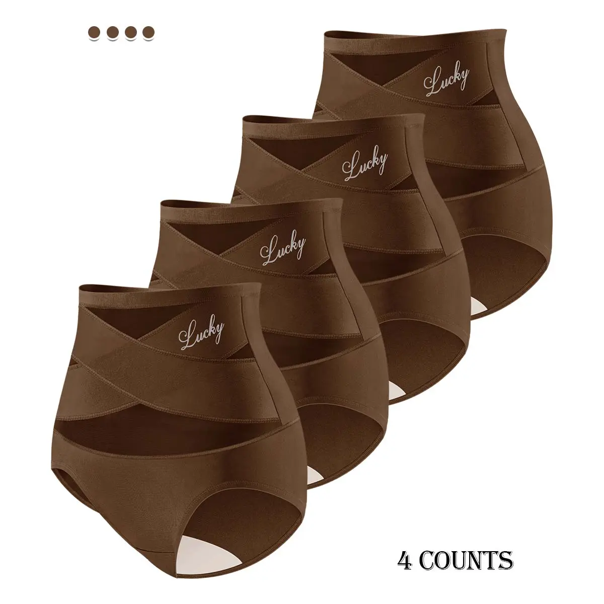 4 pack-4 brown