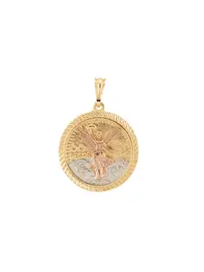 CentenarioPendant Tri-Color Gold-Plated or Gold-Tone Pendant Only Two Options Available Distinctive Jewelry Choice Triple Sided Cz