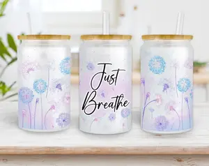 Just Breathe - UVDTF Wrap for cups/hard surfaces sticker