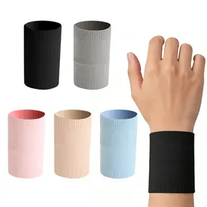 Sports wrist supports,(1/2 pcs) wrist supports,  unisex elastic wrist supports, suitable for sports, fitness training, typing, yoga, weightlifting, elastic fit breathable elastic fabric, basketball, tennis, and soccer equipment