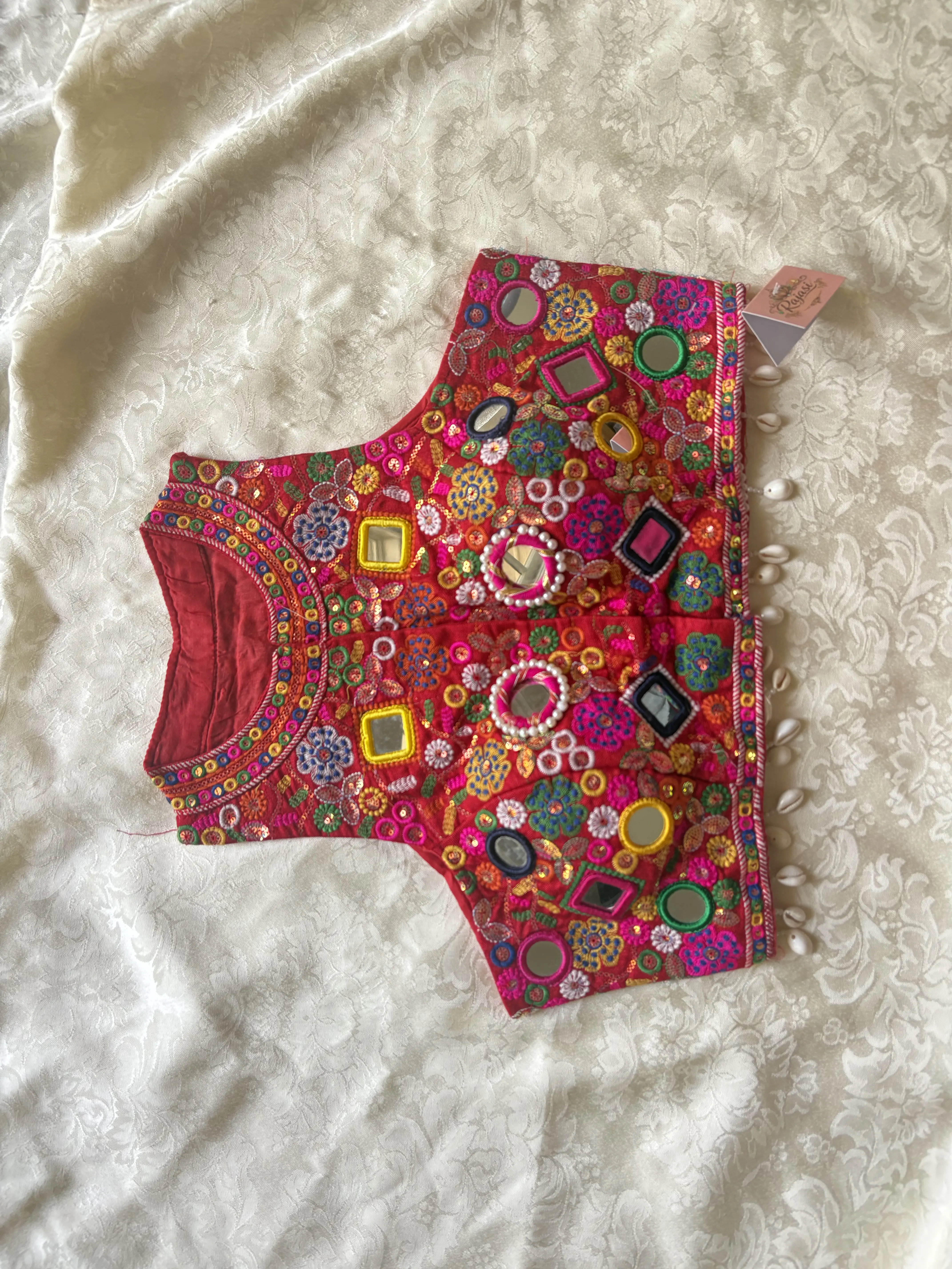 Garba Blouse with mirror work