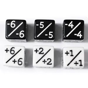 MTG Counters (Set of 8) | Positive, Negative or Mixed Dice Tokens