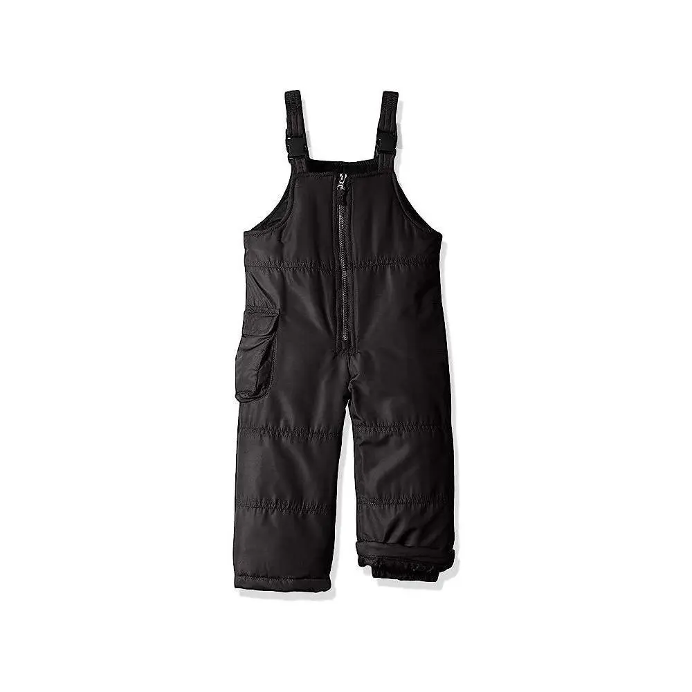 LONDON FOG Big Girls' Classic Heavyweight Polyester Snow Bib Ski Pant Apparel, Adjustable Strap, Zipper-Closure Design