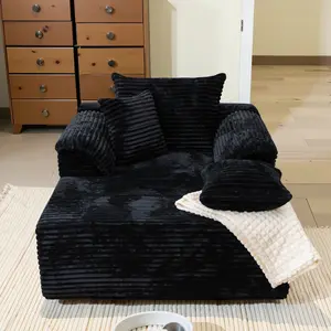 Convertible Oversized Couch Bed with Memory Foam No Assembly Needed Deep Seat Cushions Boneless Sectional Couch Space Saving Modern Furniture for Urban Apartments Soft Fabric Versatile Seating  Compression Vacuum-Sealed affordable pet friendly  Cloud sofa