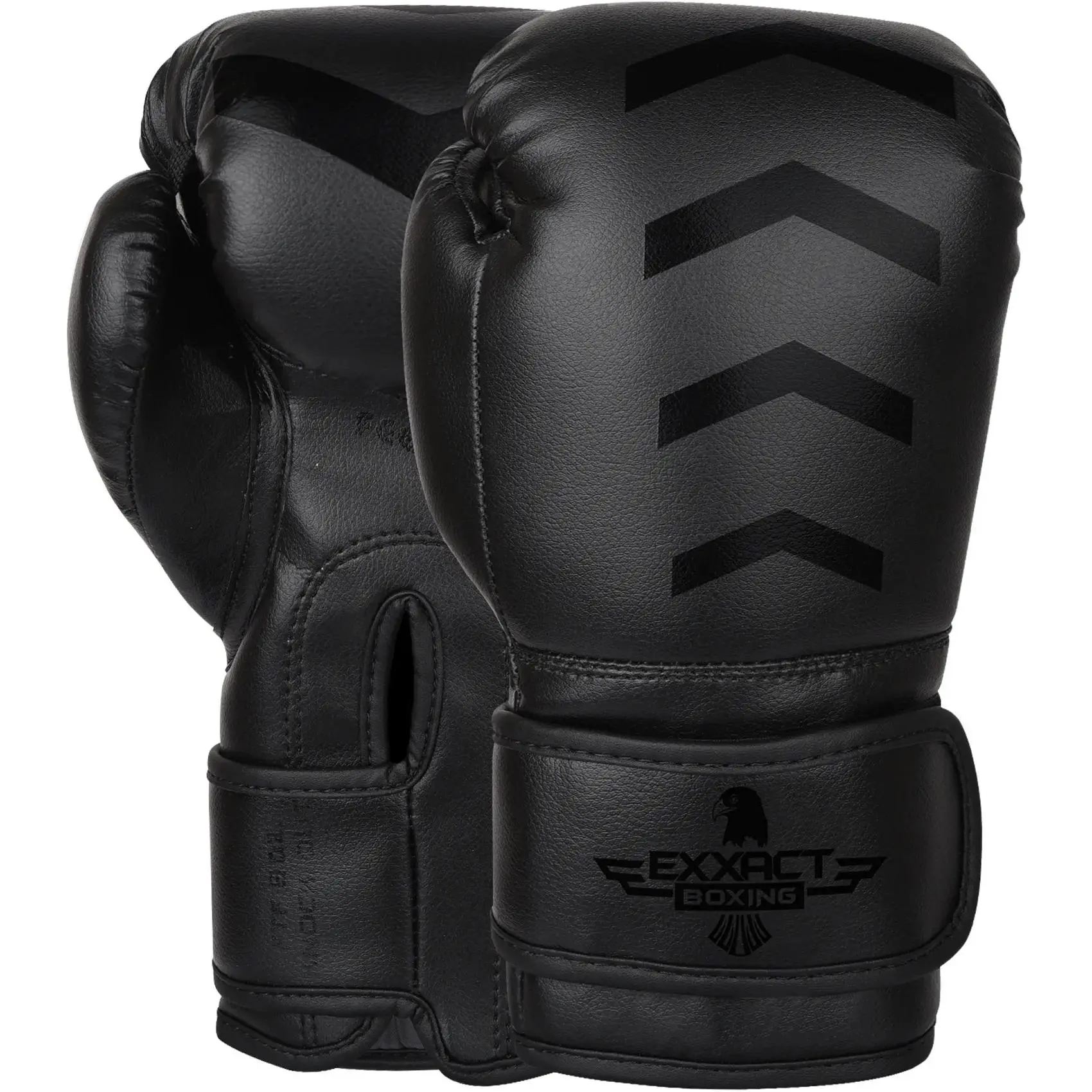 Exxact Sports Knockout Youth Boxing Gloves, Maya Hide Leather Training Equipment with Padded Protection and Adjustable Wrist Support for MMA, Kickboxing & Sparring, Boxing Equipment For Training